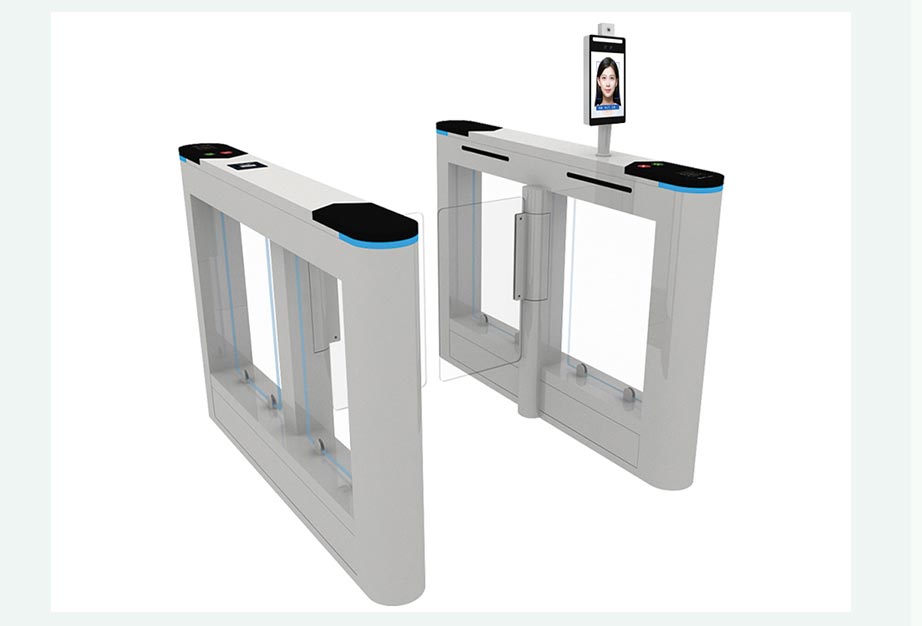 人臉識別測溫閘機